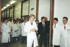 Princess Diana vists Viasystems in 1992