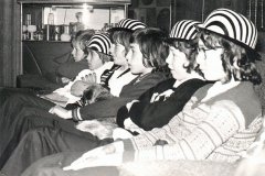 Toon Army Tank Tops Embarrassing pics from the 1970's part 1. Toon Army Tank Tops. This photo was taken in 1974 during the Newcastle v Liverpool cup final and as you can see the dress code of the day was woolly jumpers and tank tops, well I think its my duty to name the guilty ones starting from left to right - Col Newas, Bonzo Burns, Newas, Lloydie, Dick & Horny and if I do not receive a large brown envelope stuffed with cash your real names will appear here for the whole world to see