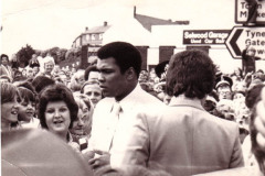Muhammad Ali at Laygate, South Shields