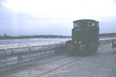 Old train on South Shields Pier