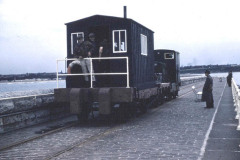 Old train on South Shields Pier