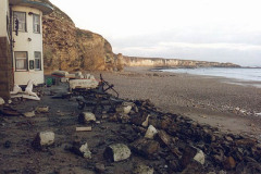 Storm Damage Marsden Grotto early 1990s