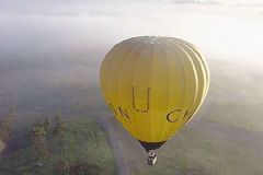 Hot air balloon trip over the Yarra Valley