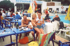 Sanddancers on Holiday, Es Cana, Ibiza