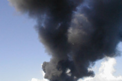 Chemical Plant Fire, North Shields