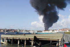 Chemical Plant Fire, North Shields