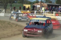 Sanddancers out & about Stock Car Racing at Barford Raceway