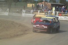 Sanddancers out & about Stock Car Racing at Barford Raceway