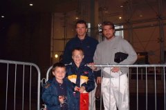 Craig & Scott with Gary Speed & Clarence Acuna