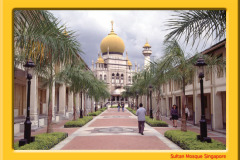 Sanddancers on Holiday, Sultan Mosque, Singapore
