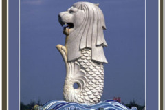 Sanddancers on Holiday, Merlion, Singapore