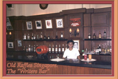 Sanddancers on Holiday, Writers Bar, Old Raffles Hotel, Singapore
