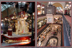 Sanddancers on Holiday, English Clock, Queen Victoria Building, Sydney, Australia