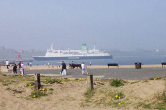 Car Ferry entering River Tyne