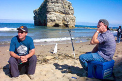 Fishing on Marsden beach