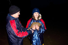 Night fishing on Marsden beach