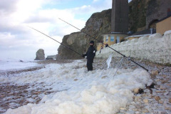 Stormy sea at Marsden beach