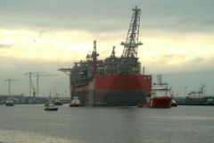 The Bonga Leaving The Tyne