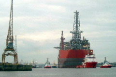 The Bonga Leaving The Tyne