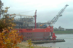 The Bonga Leaving The Tyne