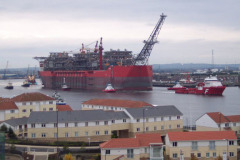 The Bonga Leaving The Tyne