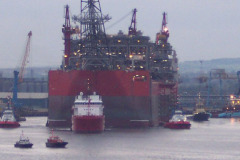 The Bonga Leaving The Tyne